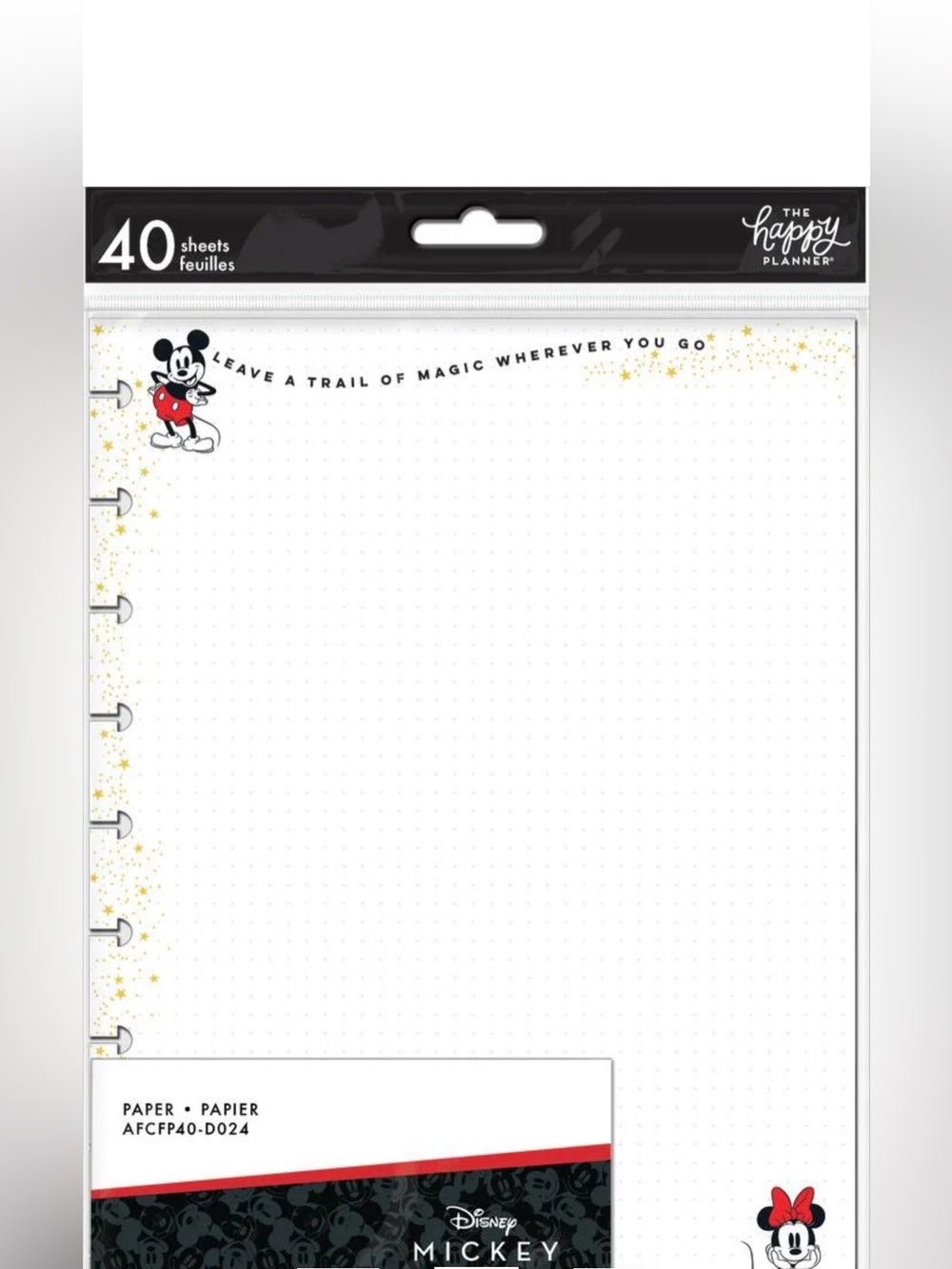 Disney Happy Planner 40 Refill Paper + 354 Pieces undated Accessory Pack Ret $30